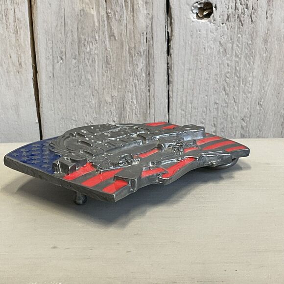 Siskiyou The Right To Bear Arms Belt Buckle Mens 1990 Patriotic Y-89 Pewter - Picture 4 of 6